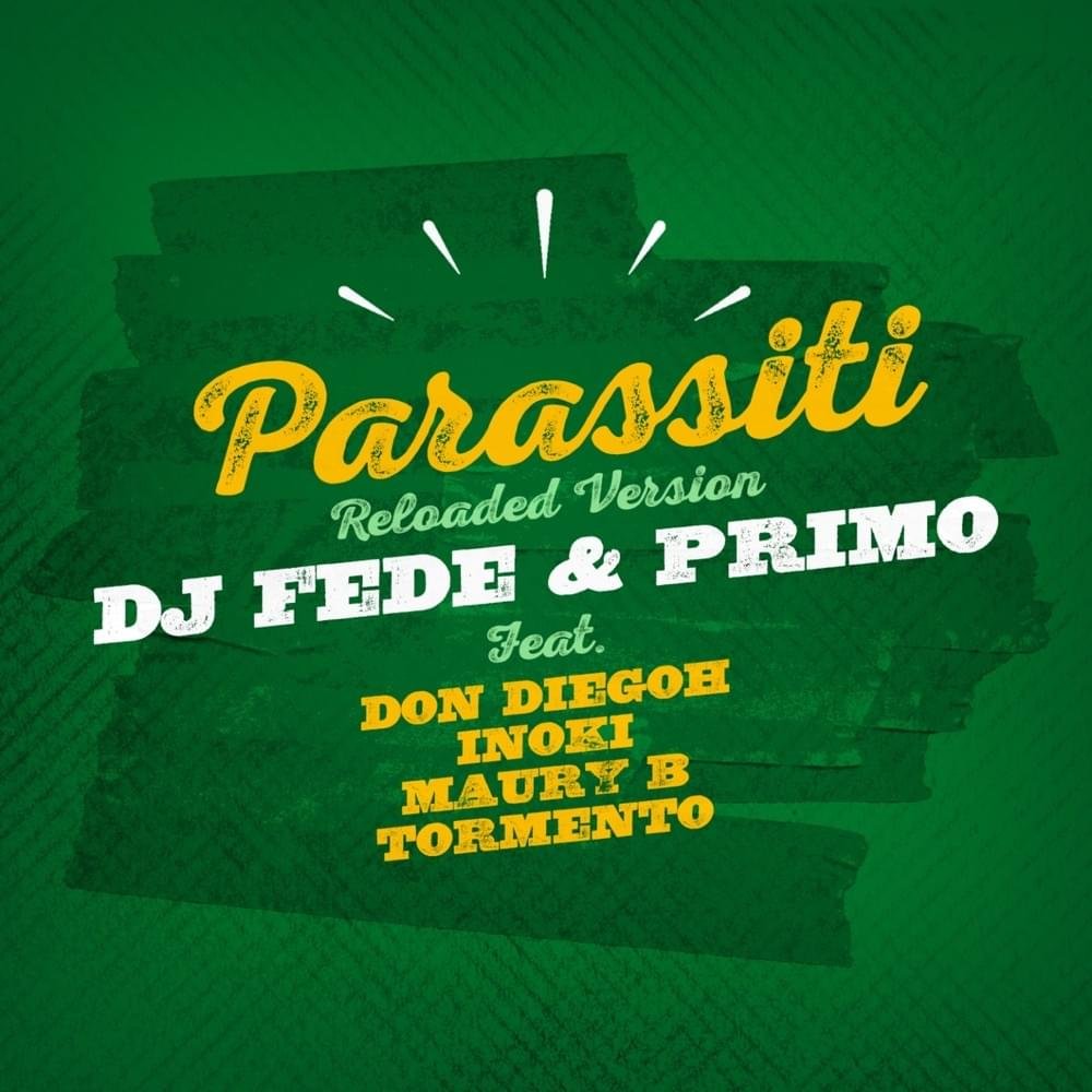 Cover della canzone 'Parassiti (Reloaded Version)' di DJ Fede ft. Don Diegoh, Inoki, Maury B, Tormento