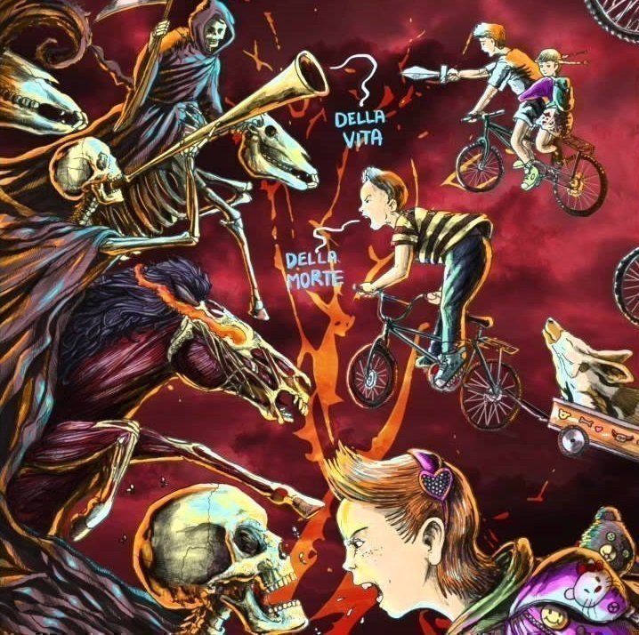Cover dell'album 'Della vita della morte' di DJ Myke, Max Zanotti