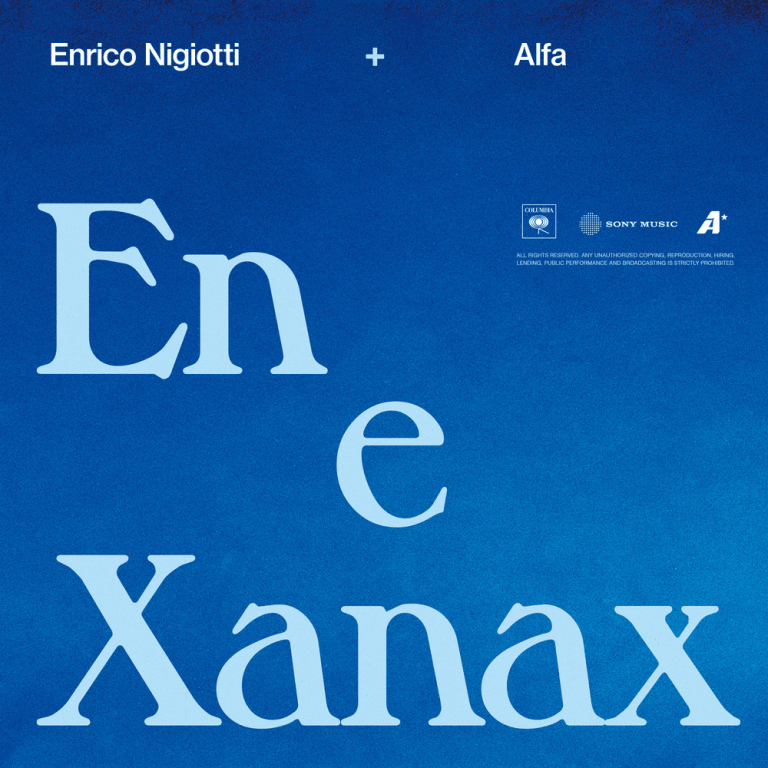 Cover della canzone 'En e Xanax' di Enrico Nigiotti ft. Alfa