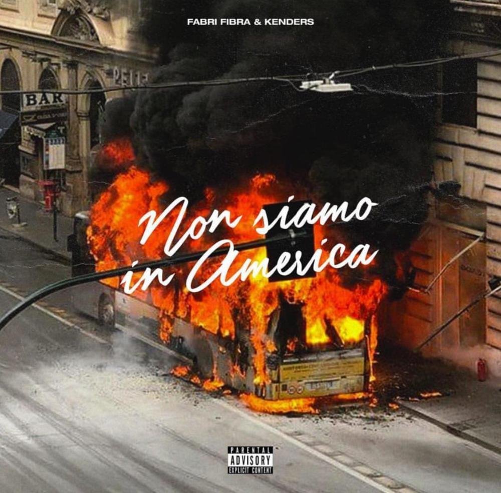 Cover della canzone 'Non siamo in America' di Fabri Fibra