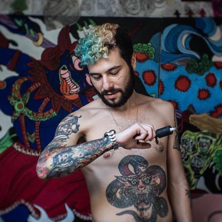 Foto di Federico Ceruso, artista con ruolo nel rap italiano