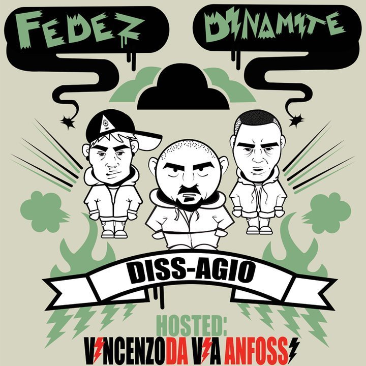 Cover dell'album 'Diss-Agio' di Fedez, Dinamite