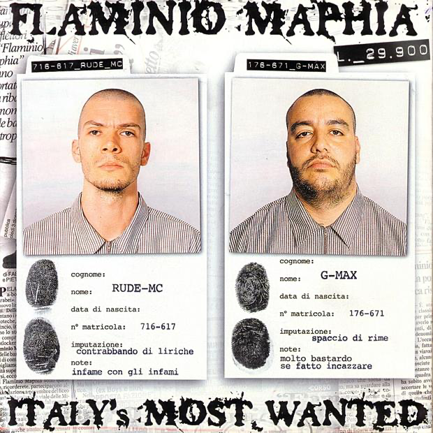 Cover dell'album 'Italy’s Most Wanted' di Flaminio Maphia