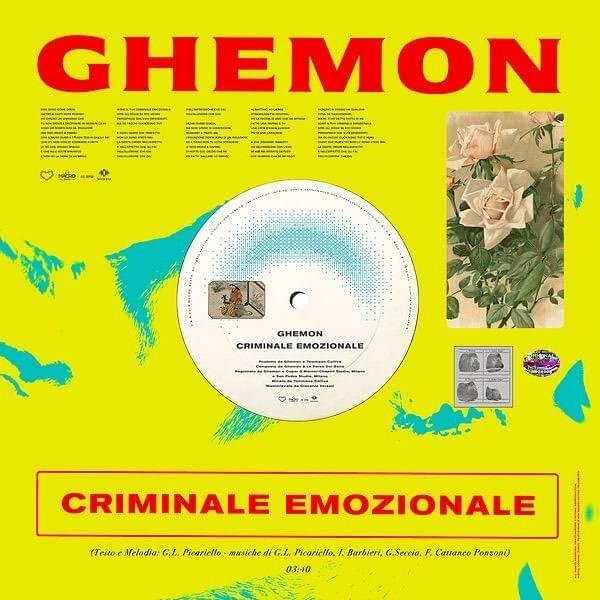 Cover della canzone 'Criminale emozionale' di Ghemon