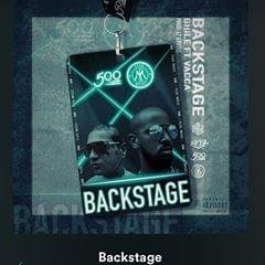 Cover della canzone 'Backstage' di Ghile ft. Vacca