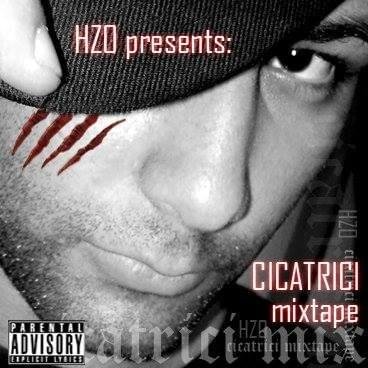 Cover dell'album 'Cicatrici Mixtape' di HZO
