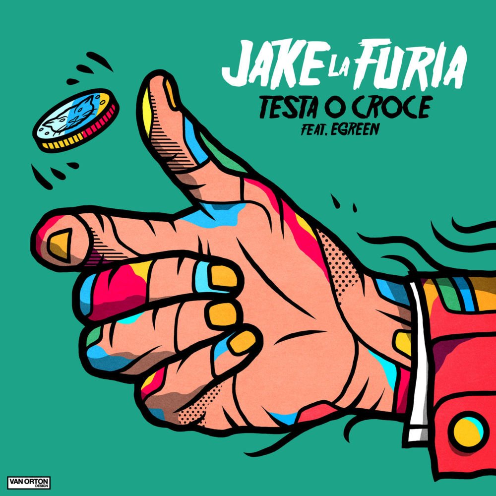 Cover della canzone 'Testa O Croce' di Jake La Furia ft. Egreen