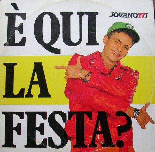 Cover della canzone 'È Qui La Festa?' di Jovanotti