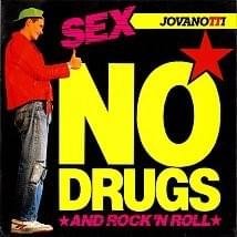Cover dell'album 'Sex No Drugs And Rock ’N Roll' di Jovanotti