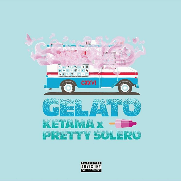 Cover della canzone 'Gelato' di Ketama126 ft. Pretty Solero