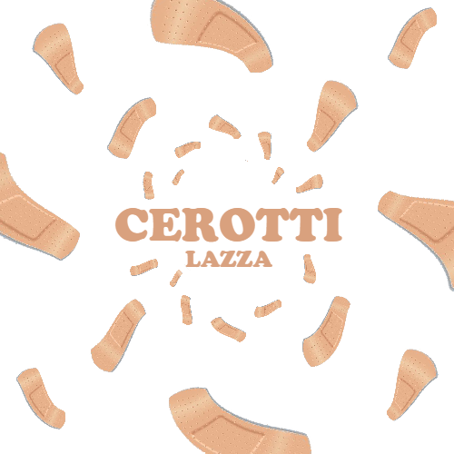 Cover della canzone 'Cerotti' di Lazza