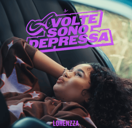 Cover della canzone 'A volte sono depressa' di Lorenzza