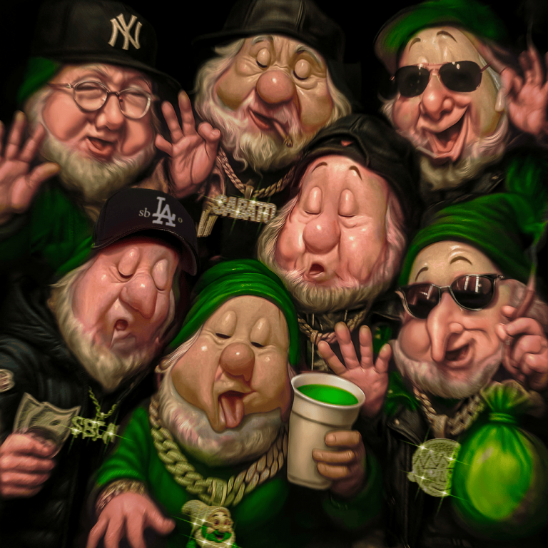 Cover della canzone '7 NANI' di Low-Red