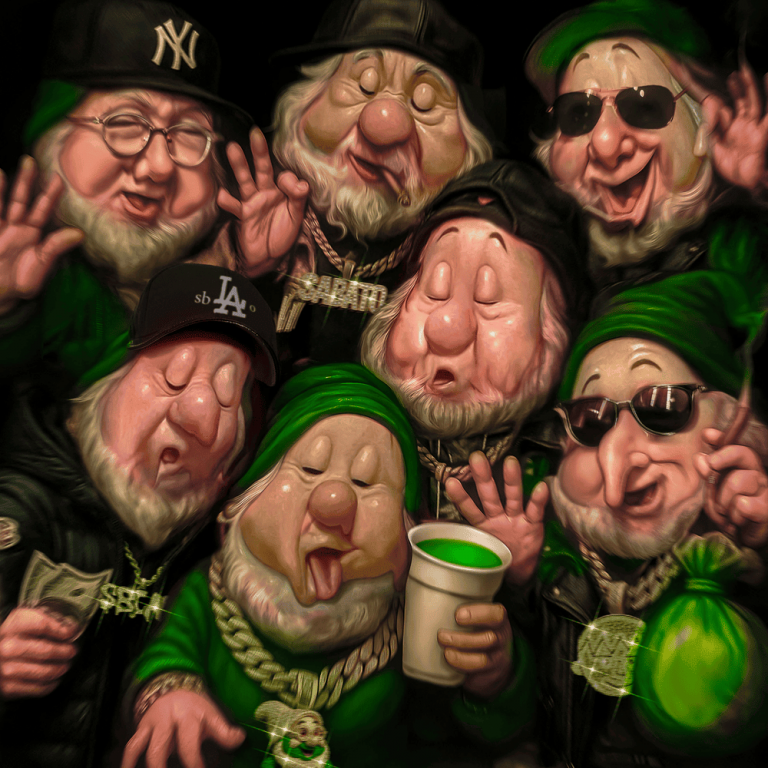 Cover dell'album '7 NANI - Single' di Low-Red