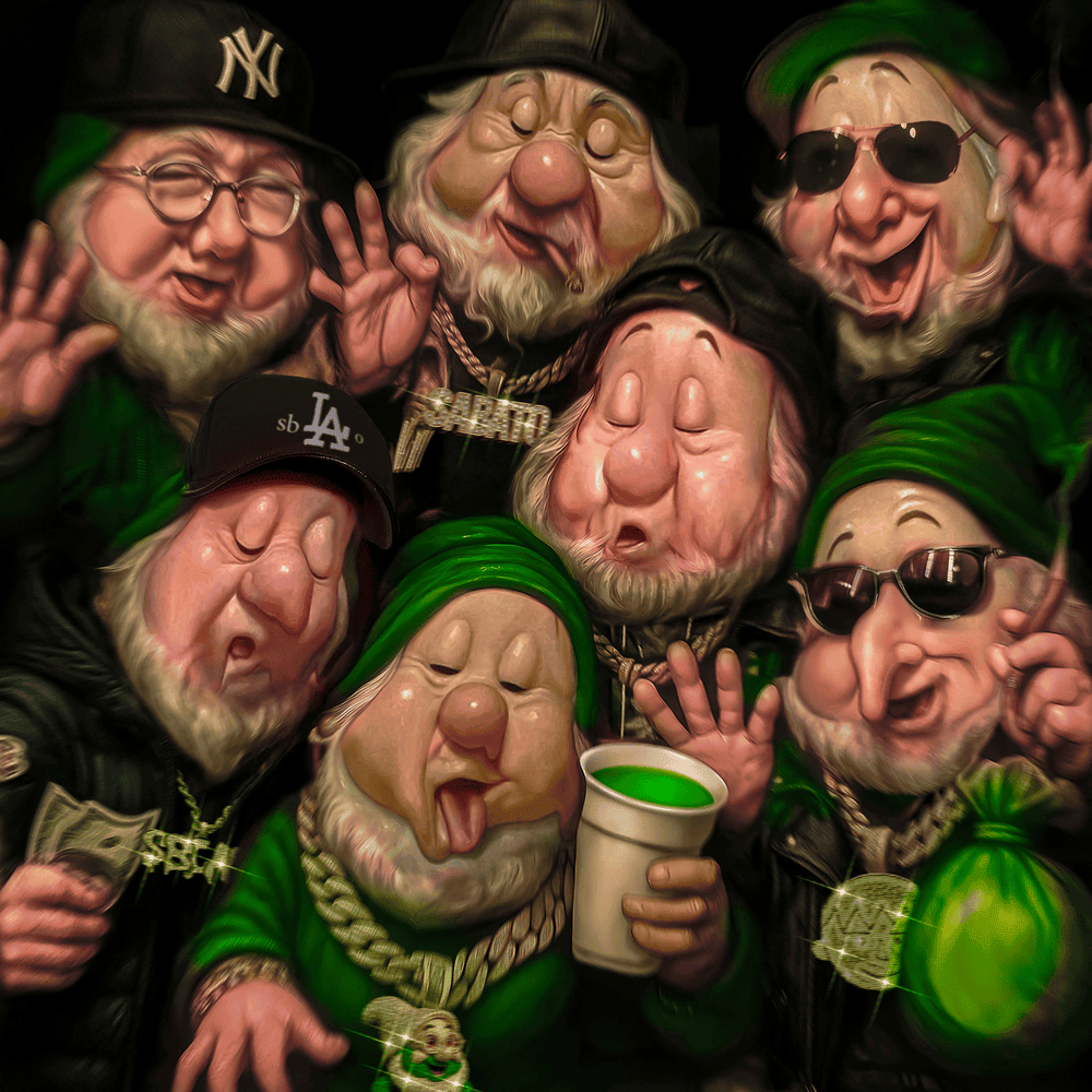 Cover dell'album '7 NANI - Single' di Low-Red