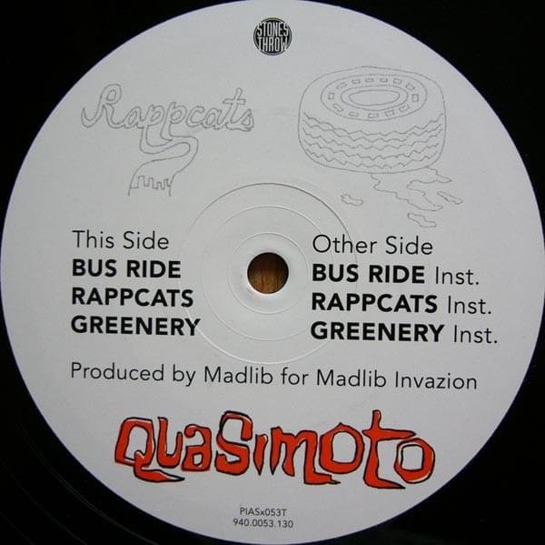 Cover della canzone 'Greenery' di Madlib, Quasimoto