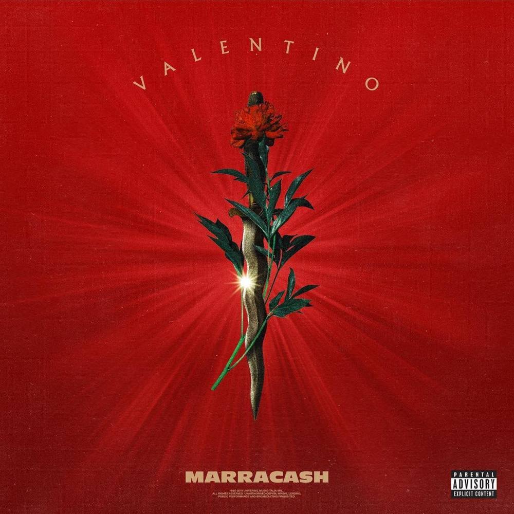 Cover della canzone 'Valentino' di Marracash