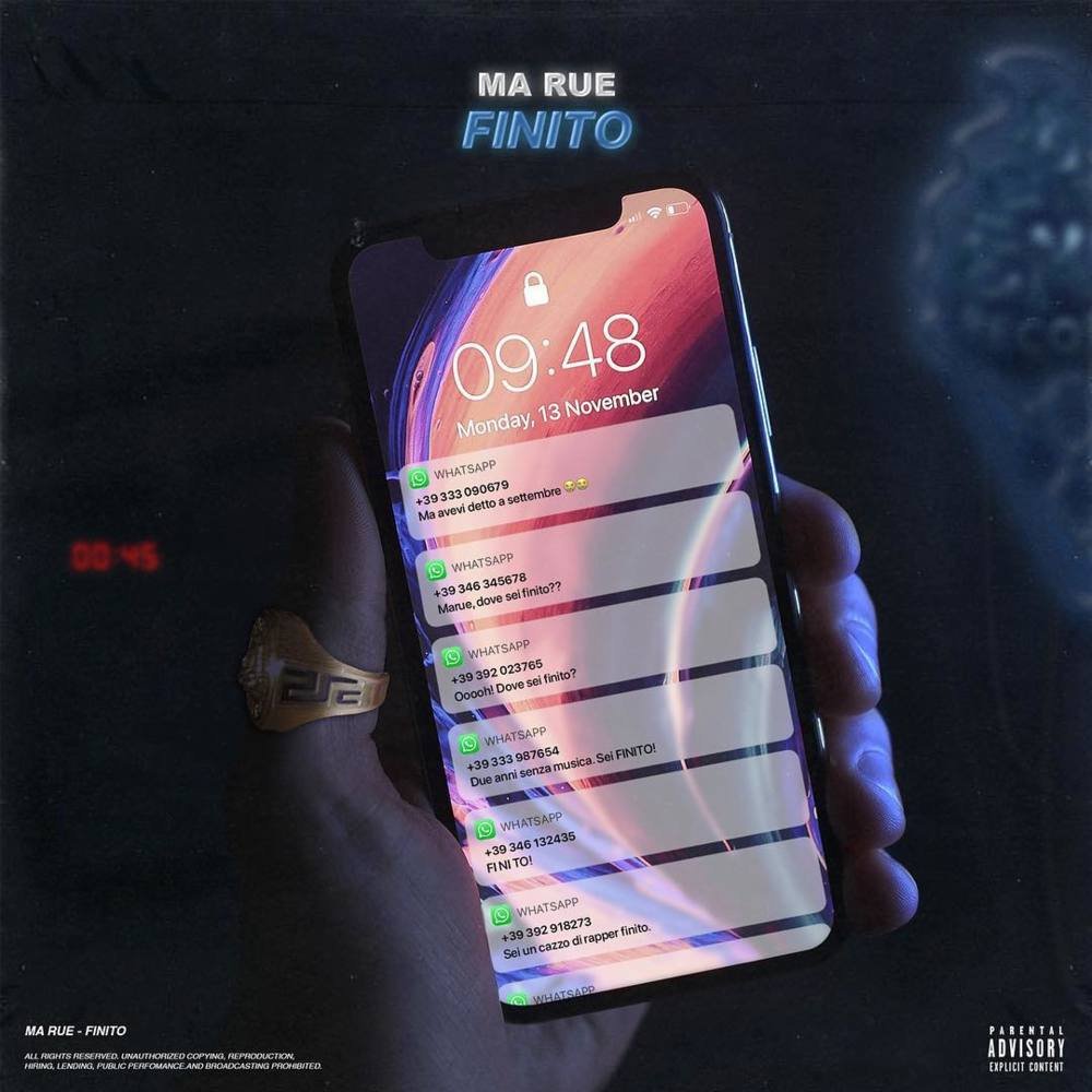 Cover della canzone 'Finito' di Maruego