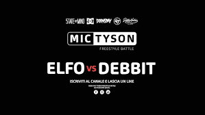 Cover della canzone 'Mic Tyson - Freestyle Battle 2017 || Elfo vs Debbit [Ottavi di finale, turno 4]' di Mic Tyson Battle ft. Debbit, L’Elfo