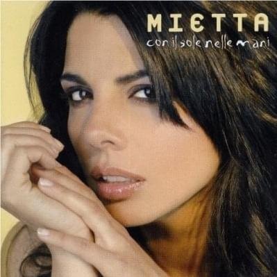 Cover dell'album 'Con il sole nelle mani' di Mietta