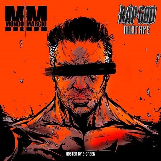 Cover dell'album 'Rap God Mixtape' di Mondo Marcio