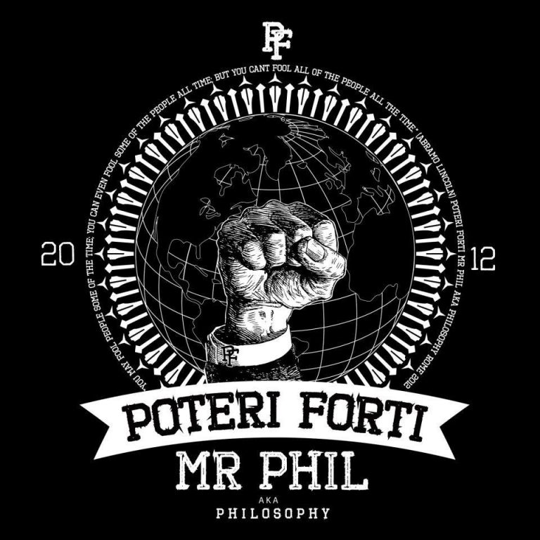 Cover dell'album 'Poteri Forti' di Mr. Phil