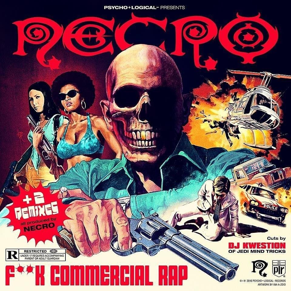 Cover della canzone 'Fuck Commercial Rap' di Necro