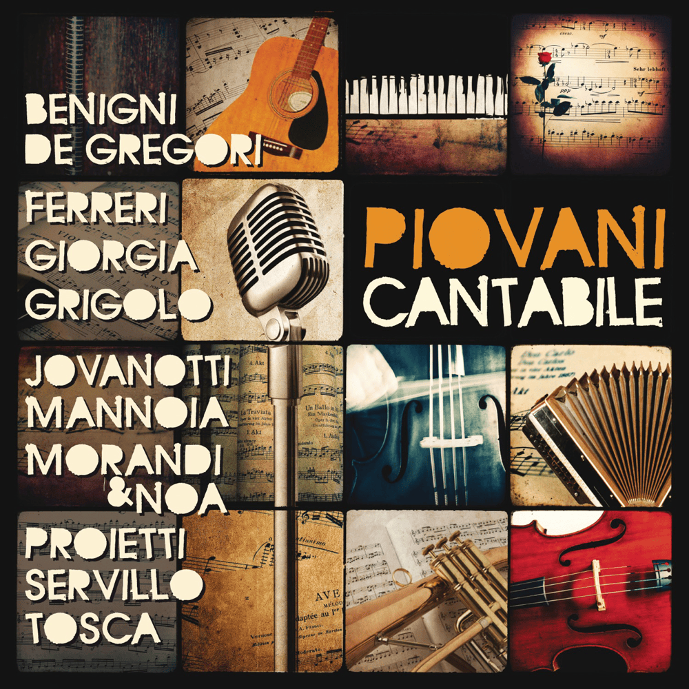 Cover dell'album 'Piovani Cantabile' di Nicola Piovani