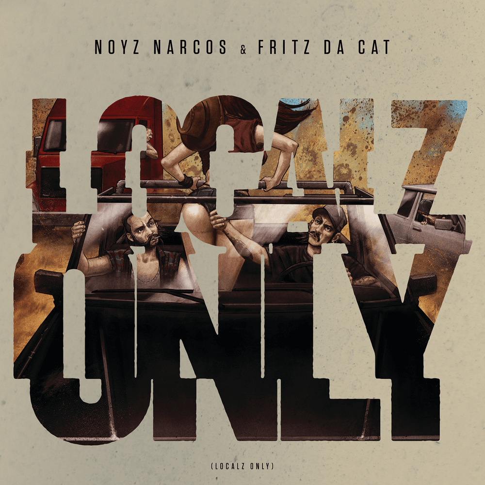 Cover dell'album 'Localz Only' di Noyz Narcos, Fritz Da Cat