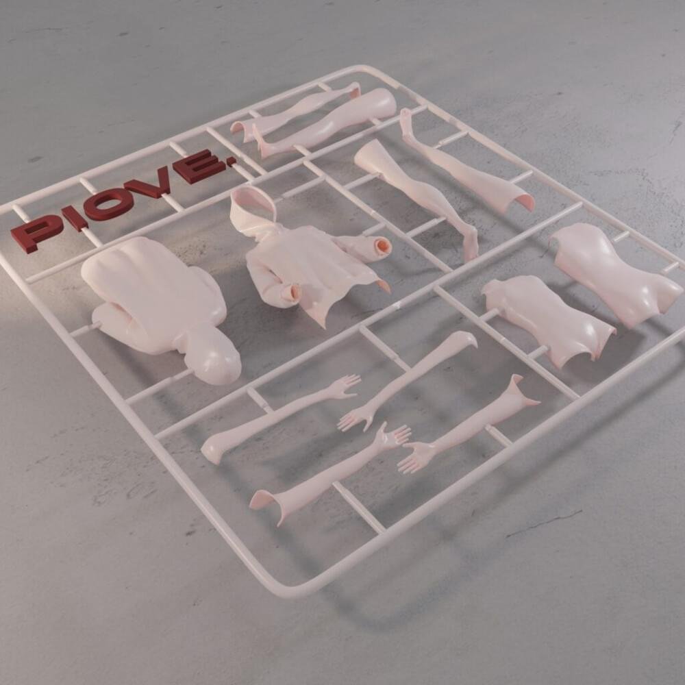 Cover dell'album 'EP01' di PIOVE.