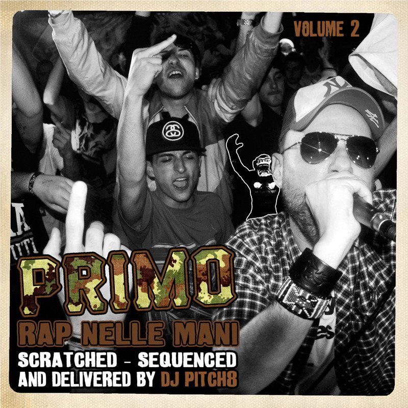 Cover dell'album 'Rap Nelle Mani Vol. II' di Primo Brown