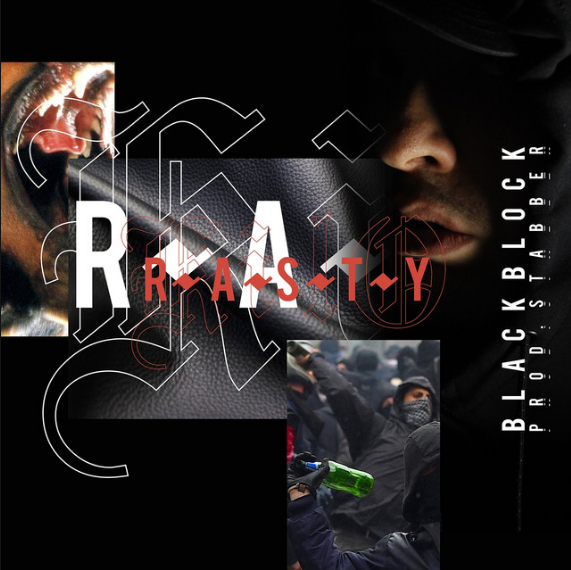 Cover della canzone 'Black Block' di Rasty Kilo