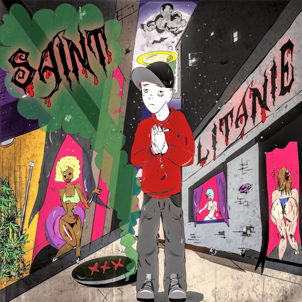 Cover dell'album 'Litanie' di Saint (VNT1 Records)