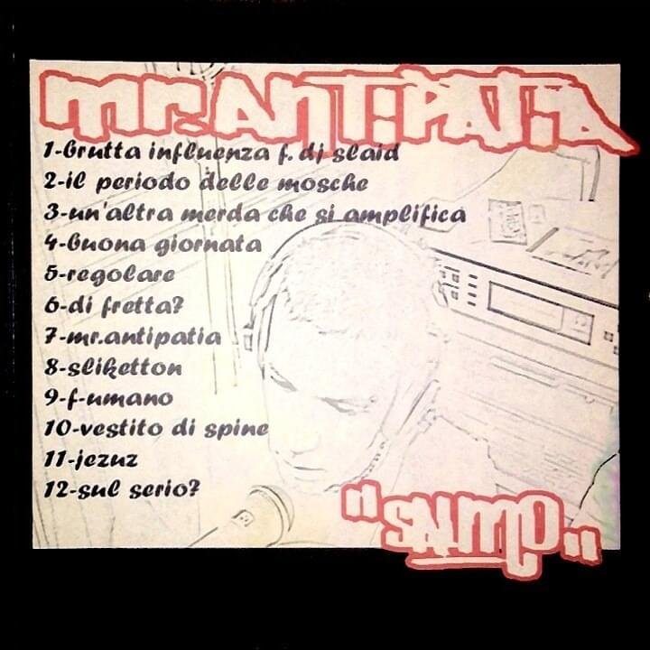 Cover dell'album 'Mr. Antipatia' di Salmo