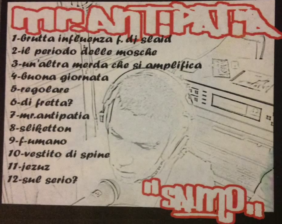 Cover della canzone 'Un’altra merda che si amplifica' di Salmo