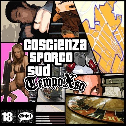 Cover dell'album 'Coscienza Sporco Sud' di TempoXso