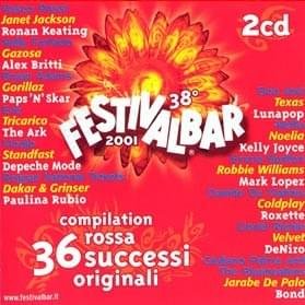 Cover dell'album 'Festivalbar 2001 - Rossa' di Various Artists