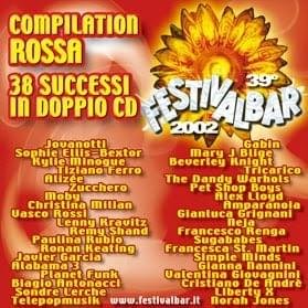Cover dell'album 'Festivalbar 2002 - Rossa' di Various Artists