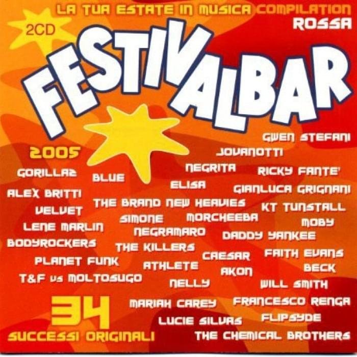 Cover dell'album 'Festivalbar 2005 - Rossa' di Various Artists