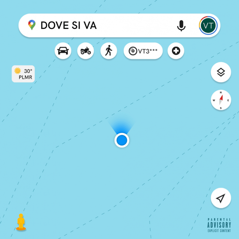Cover della canzone 'Dove si va' di Vaz Tè