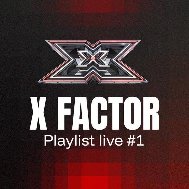 Cover dell'album 'X Factor 2025 - Playlist Live #1' di X Factor Italia
