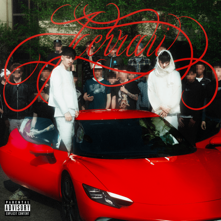 Cover dell'album 'FERRARI' di 2Rari