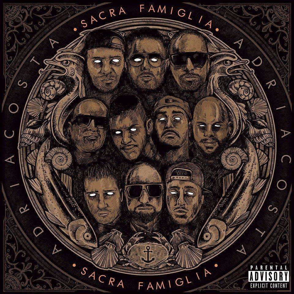 Cover dell'album 'Sacra Famiglia' di Adriacosta
