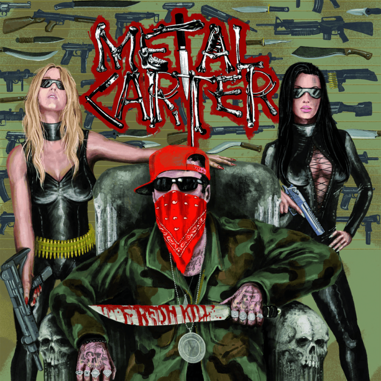 Cover dell'album 'Fresh Kill' di Akira Beats, Metal Carter