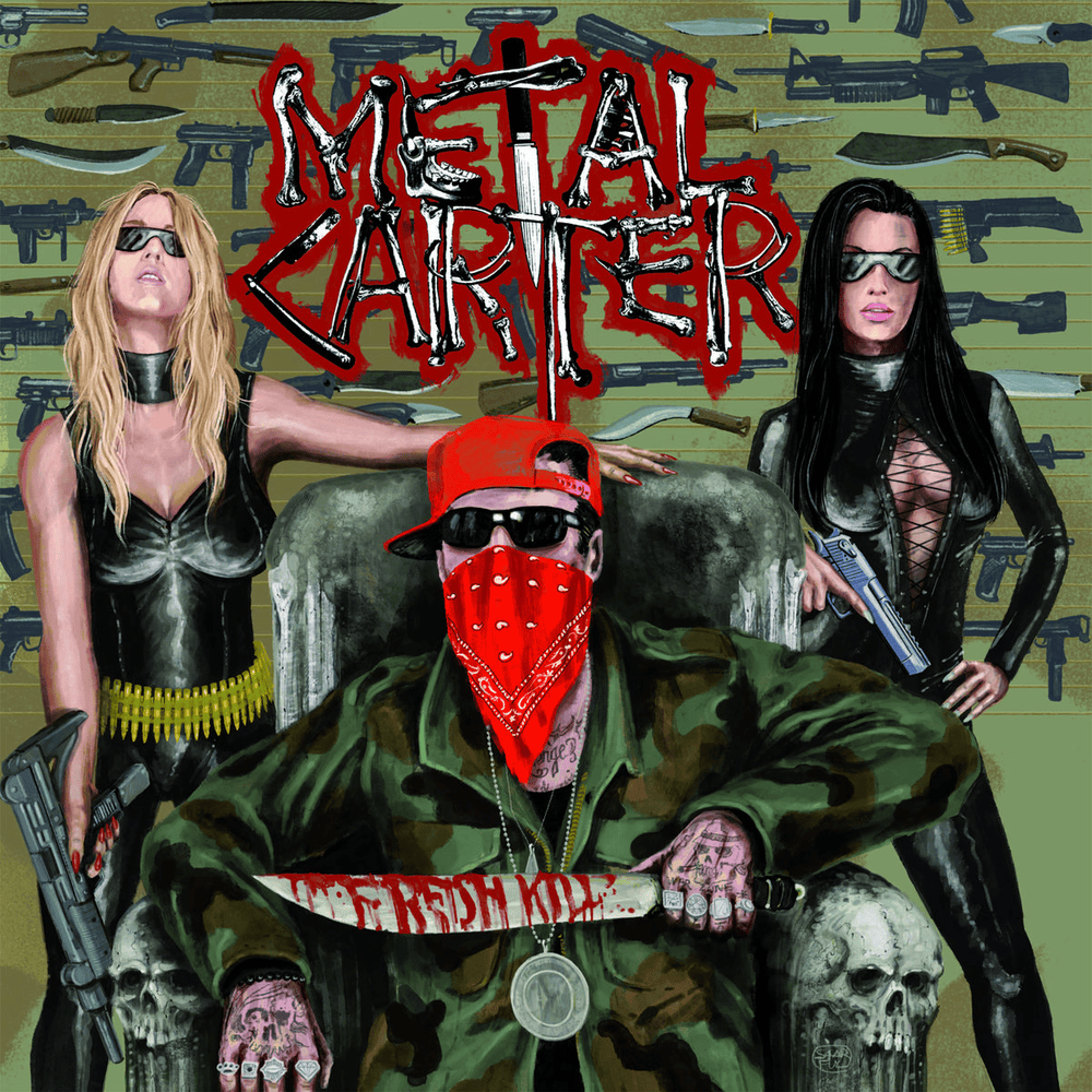 Cover dell'album 'Fresh Kill' di Akira Beats, Metal Carter