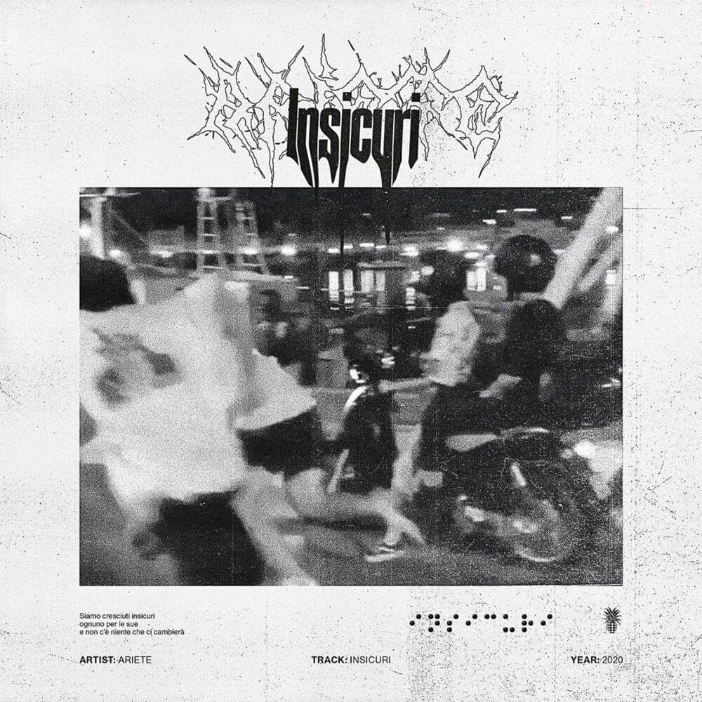 Cover della canzone 'Insicuri' di ARIETE