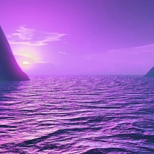 Cover della canzone 'Purple Ocean' di ATLkamen