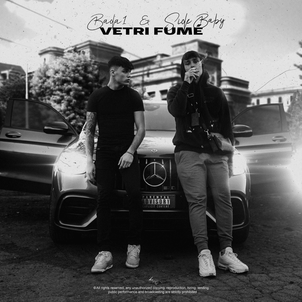 Cover della canzone 'Vetri Fumé' di Bada1 ft. Side Baby