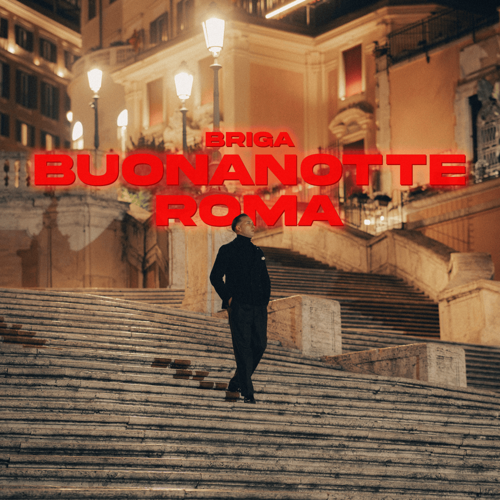 Cover della canzone 'Buonanotte Roma' di Briga