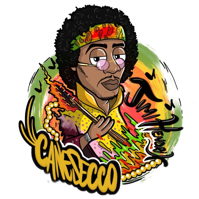 Cover della canzone 'Jimi Hendrix' di CaneSecco